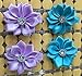 QandSweet 32 Pcs Girls Hair Clips Safety Clip Rhinestone Flower Barrettes for Toddler Girl Teens and Womens