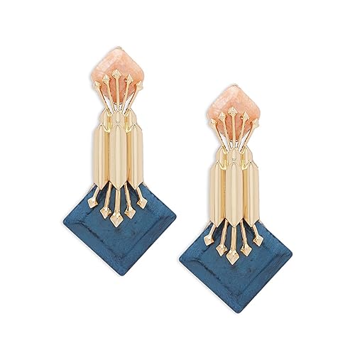Women's Brass Rafter Ridge Earring (Multicolour)
