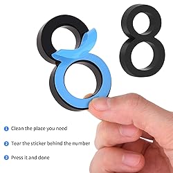 Self Adhesive Mailbox Numbers, Door Address Number