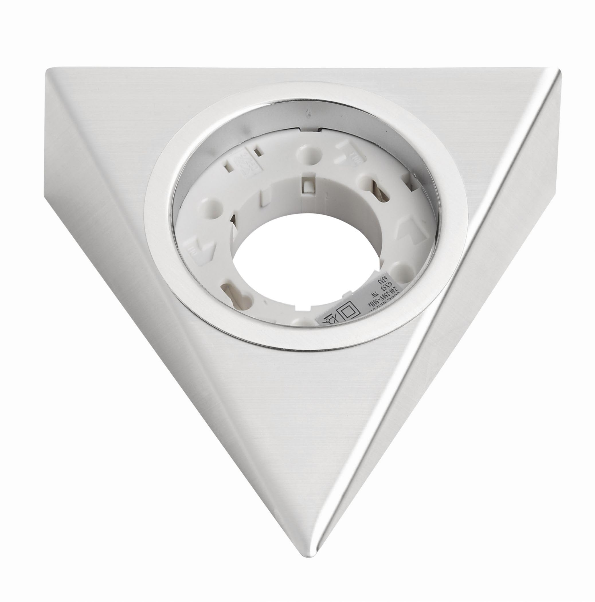 Surface Mounted Triangular Metal Downlight Casing for GX53 Lightbulb