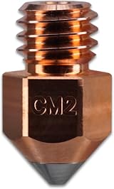 Micro Swiss CM2 MK8 Nozzle 0.6mm Hardened Steel Copper Core High Temp view 3