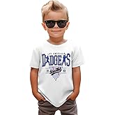 GLIGLITTR Toddler Baseball Shirt for Boys Girls Baseball Team Base Ball Fans Lover Outfit Kids Game Day Short Sleeve Tee Tops
