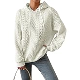 Women's Hoodie Fashion Warm Sweatshirt Casual Loose Hooded Oversized Outerwear