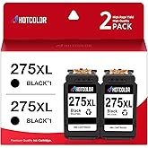 HOTCOLOR tr4720 Ink cartridges for Canon 275XL Black Ink Cartridge Replacement for 275xl Ink Cartridge for Canon 275 276 XL I