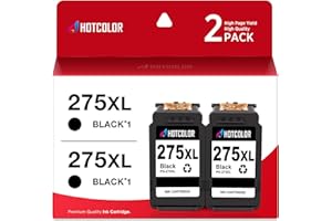 HOTCOLOR tr4720 Ink cartridges for Canon 275XL Black Ink Cartridge Replacement for 275xl Ink Cartridge for Canon 275 276 XL I