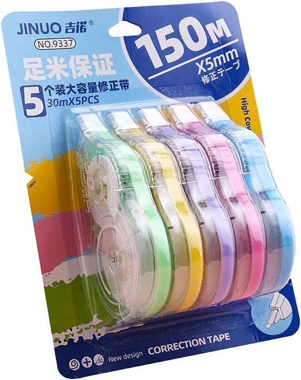 iSENCOO PET Film Correction Tape, For Staff Working in The Office and Students : Office Products