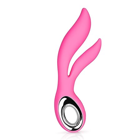 EIS, Rabbit'Flower Power', aus zartem Silikon, wasserdicht mit Akku-Technologie, rosa