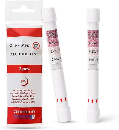 One Step 10 x Alcohol Breathalyzer Breath Tester Kit UK EU Certified