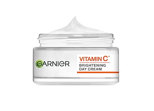 Garnier Vitamin C Brightening Day Cream 50ml, Face Moisturiser to Nourish Skin, Smooth Lines & Boost Glow, With Vitamin C and Super Citrus For Radiant, Healthy Skin