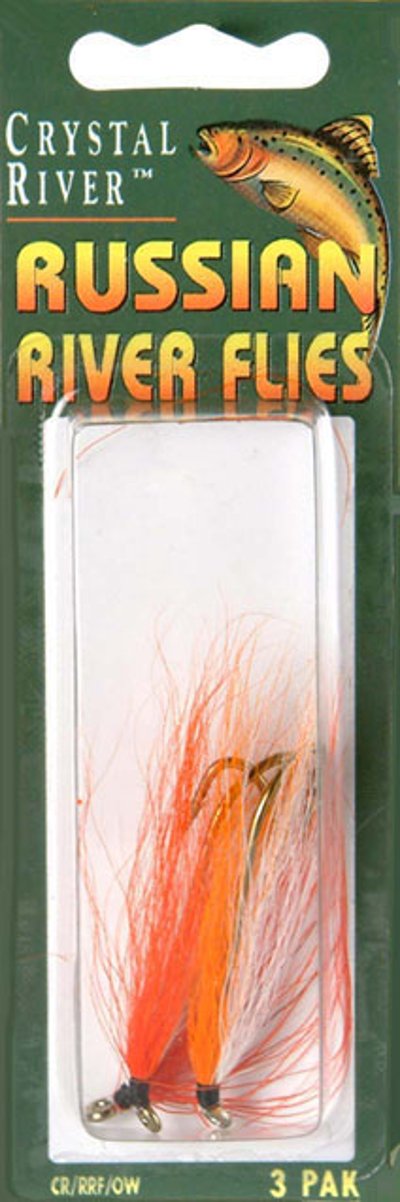 South Bend CR/RRF/OW Russian River Fly Org/Wht 3Pk
