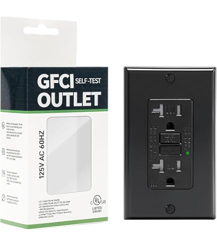 ThunderWay 15 Amp Decorator Wall Receptacle Outlet, Child-Safe Tamper- Resistant, Residential And Commercial Use, Wallplate Included, 15A/125V, 2 Pole 3 Wire, UL Listed, White (10 Pack - View #2