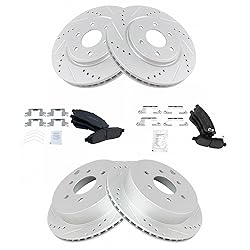 TRQ Front and Rear Performance Brake Pad & Rotor