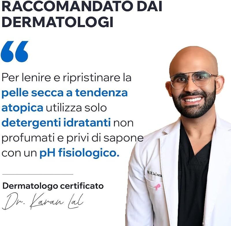 XÉMOSE C8+detergente corpo per pelle secca, a tendenza atopica I Lenisce per comfort a lunga durata. Texture gel-olio nutriente con schiuma leggera I Viso e corpo I Non profumato e senza sapone — foto 7 di 8