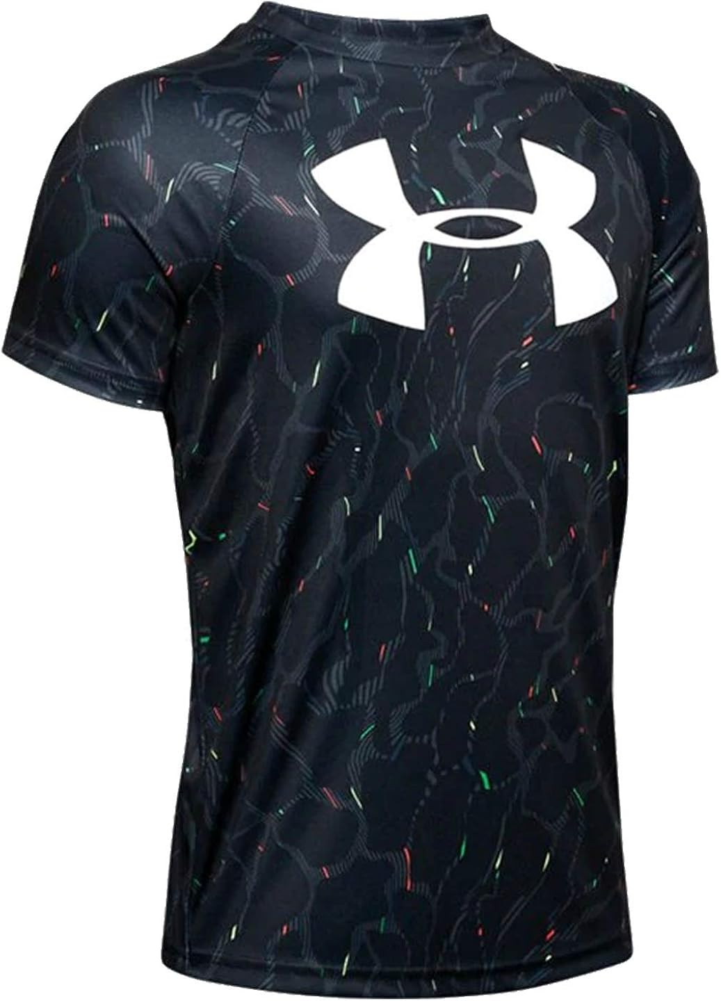 Under Armour Boys' Tech Big Logo Printed Short Sleeve Gym T-Shirt: Clothing