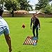 Sports Festival Cornhole Board Bean Bag Toss Game Set and Tic Tac Toe 2 Games in 1 Starter Set