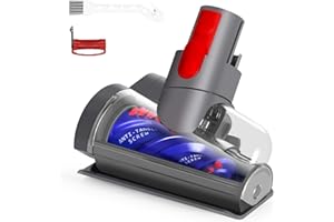 OTTWL Mini Motorized Tool Brush Head Compatible with Dyson V7 V8 Cyclone V10 V11 V15, Anti-Tangle Attachment Replacement Head Suitable for Long Hair and Pet Hair