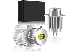 APMAT E90 LED Angel Eyes Marker Light Halo Ring Bulb Compatible for BMW 3 Series Pre-LCI E90 E91 325i 328i 330i 335i 335xi 2006-2008, 6000K White 120W Lamp