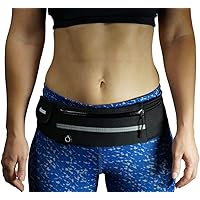 Dimok Running Belt Waist Pack - Water Resistant Runners Belt Fanny Pack for Hiking Fitness – Adjustable Running Pouch…