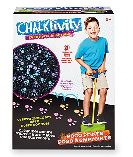 Chalktivity - Creativity in Action - Pogo Print with 8 Powdered Chalk Pack
