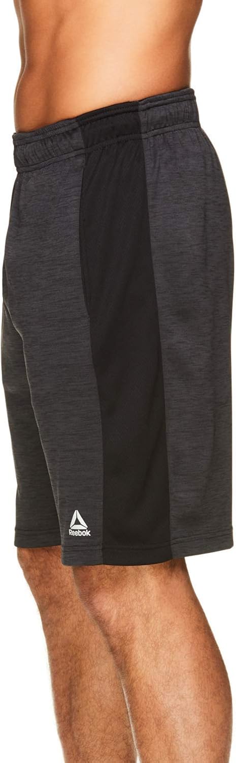Reebok Men's Drawstring Shorts - Athletic Running & Workout Short w/Pockets : Clothing