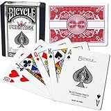 100% Plastic Bicycle Prestige Dura-Flex Cards Red - Rare (10-18425-RED) -