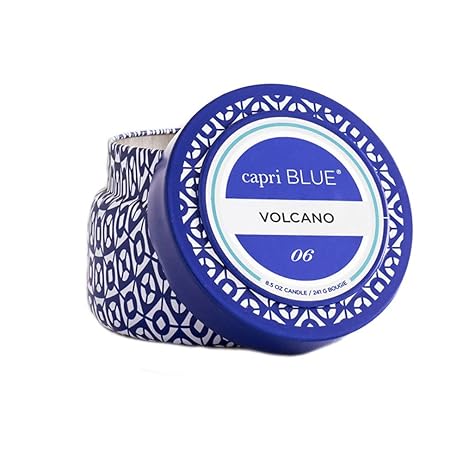 Capri Blue Printed Travel Tin Blue Jean No26 Fragrance Anthropologie C
