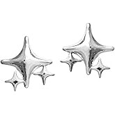 GemInspire Charm Dangle Drop Earrings in 925 Silver and 14k Gold Plated, Gift for Her