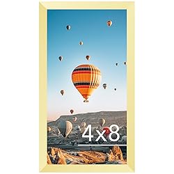 JCJMY 4x8 Picture Frame Gold for Wall Hanging or