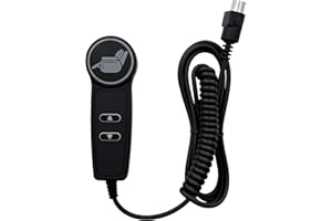 2 Button 5 Pin Remote with USB A C Ports and Backlight for Lift Chair Electric Sofa Power Recliner Hand Control Parts Replace