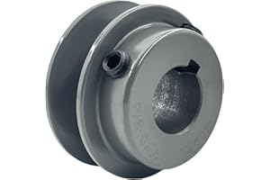 Saelno AK20-3/4 Sheaves,v Belt Pulley 3/4 inch bore 2" OD,Motor Pulley Cast Iron for A 3L 4L V-Belts,AK2034 Pulley