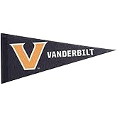 Vanderbilt Felt Mini Pennant - Size: 4" x 9" - Officially Licensed - 1 Pennant Per Pack