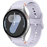 Galaxy Watch 7 Band 40mm 44mm,for Samsung Galaxy Watch 7/6/5/4/FE/Galaxy Watch 6/4 classic Bands 47mm 43mm 46mm 42mm/Galaxy Watch 5 pro Band 45mm Women Men,No Gap Silicone Sport Strap Correa Wristband