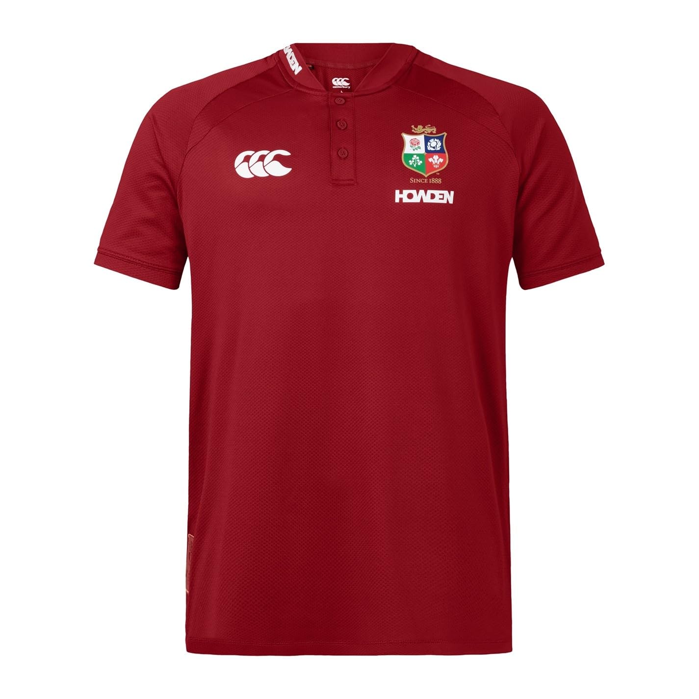 Canterbury Men's Official British & Irish Lions Polo Shirt | Breathable | Moisture Wicking, Red Dahlia, 3XL