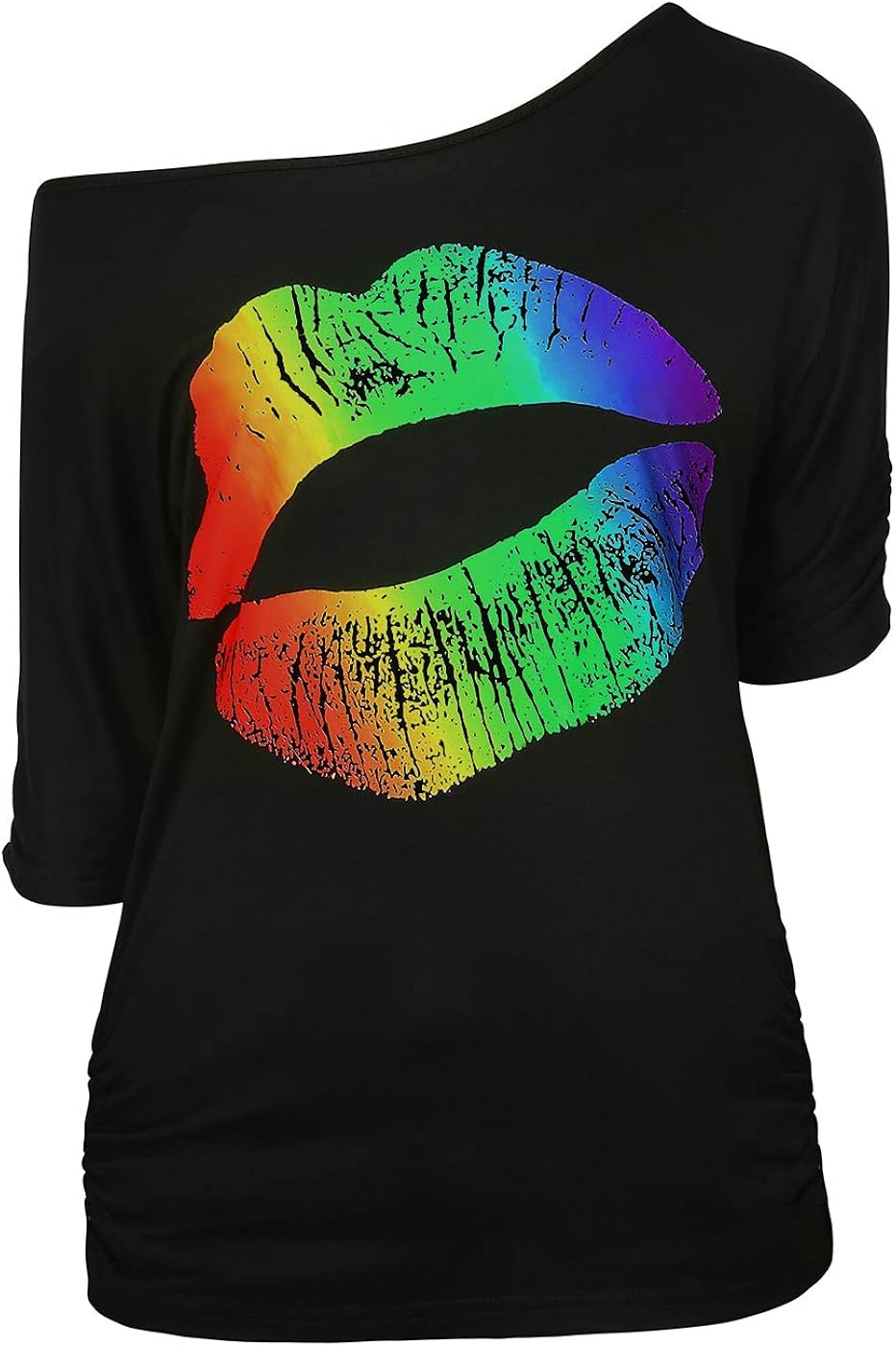 Off Shoulder Gym T Shirt Factory Sale 