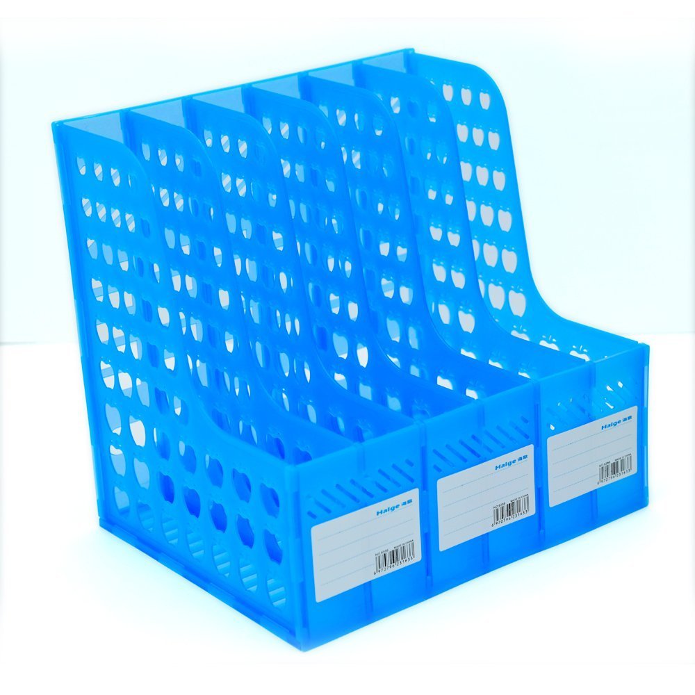 Saiyam Heavy Duty File Rack Paper Magazine Holder Home Office Desk Book