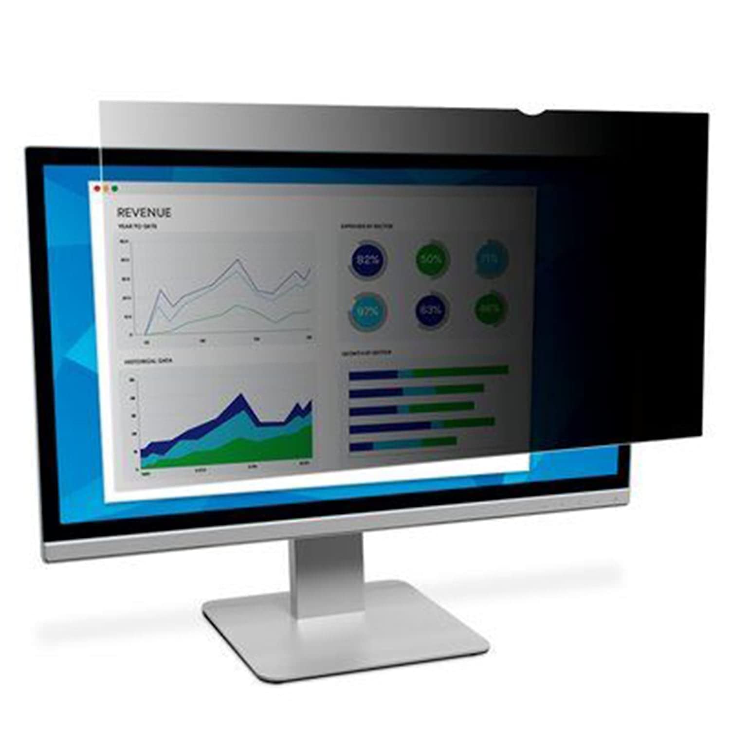 3M Privacy Filter for 23.5" Widescreen Monitor - Display privacy filter - 23.5" wide - black