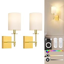 14.5 Inch Wall Sconces Battery Operated Set of