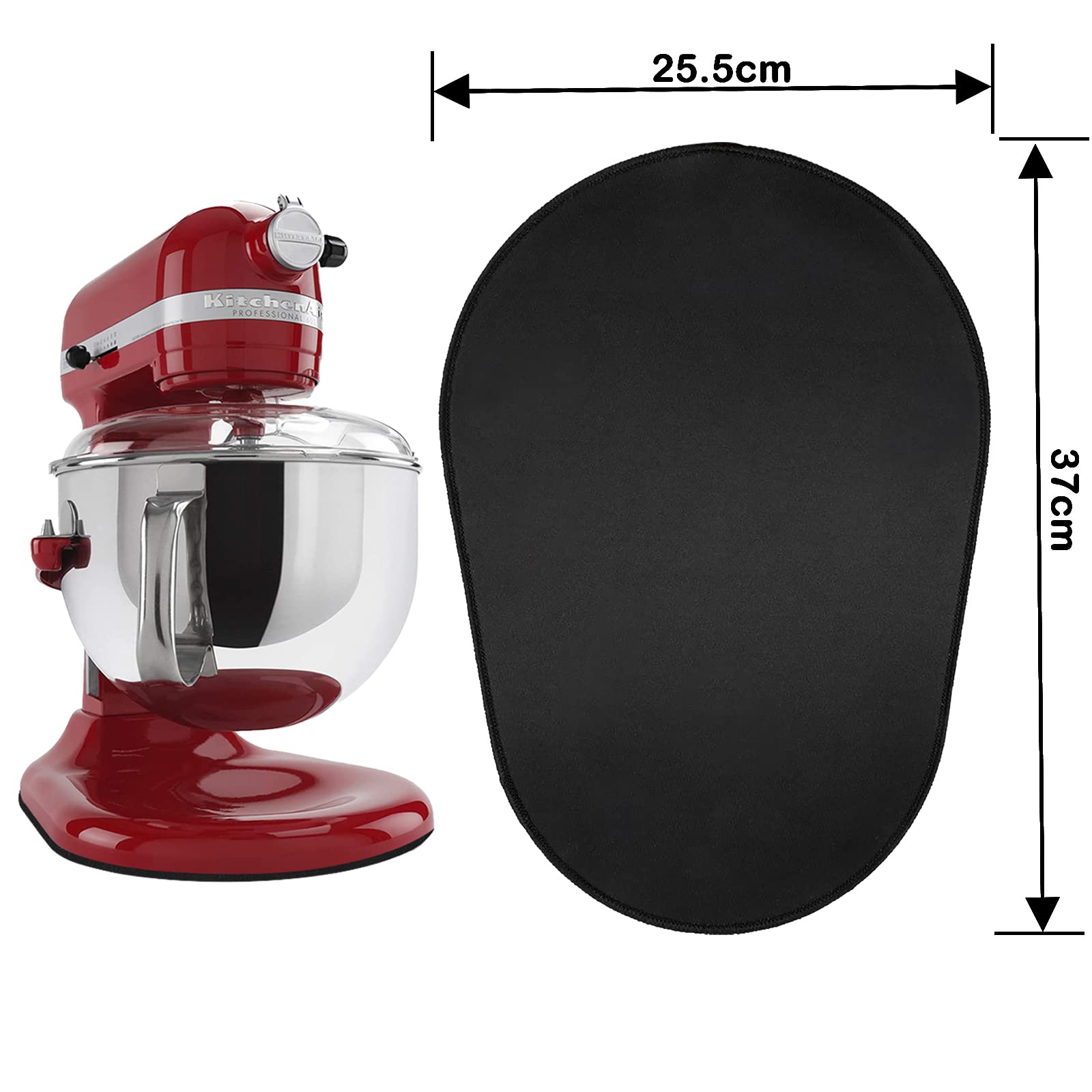 Mixer Mover Sliding Mats for Kitchen aid Stand Mixer Slider Mat Pad Kitchen Appliance Slide Mats Pads Compatible with Kitchen aid 5-8QT Professional Bowl-lift Mixer