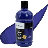Artecho Phthalo BlueAcrylic Paint 500ml / 17oz Large Bottle | Semi Glossy Finish, High Pigment Rich Color Craft Paint for Canvas, Rocks, Wood, Fabric, Ceramic, Non-Toxic