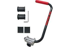 NeJesZoe Ergonomic Trimmer Handle Grip for Weed Wacker Extension Handle, Ergonomic String Trimmer Handle Lawn Trimmer Grips with Bracket Clamp for String Trimmer, Lawn Care, Landscaping (Black)