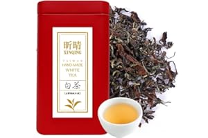 XINQING Xin Qing White Oolong Tea Oriental Beauty Tea Taiwan High Mountain Tea Taiwan Gaoshan Ulong Tea Taiwan Oolong Tea Loose Leaf Oolong Tea White Tea 75g