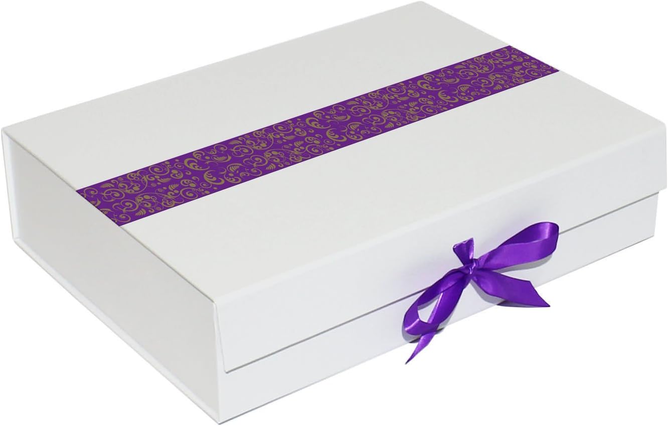 Kapray Wedding dress storage/Gift box PREMIUM wedding box online (40 * 30 * 10, White)