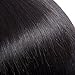 Rechoo 7A Grade Mixed Length Brazilian Remy Hair Extension Weave 3 Bundles 300g - Natural Black, (16