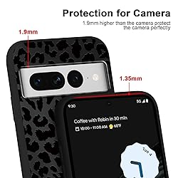 lioscre Cute Cheetah Print Phone Case for Google