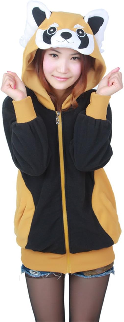 JOYHY Women's Cute Cartoon Hoodie Outerwear Jacket Sweatshirt