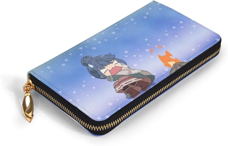 Amazon ゆるキャン アニメ 可愛い 財布 長財布 牛革 本革 メンズ レディース シンプル 小銭入れ カード 現金 大容量収納 新年のプレゼント おしゃれ 10cm 19cm Banzie シューズ バッグ