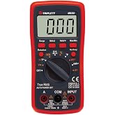 Triplett MM350 True RMS 4000 Count Manual Ranging Digital Multimeter with Certificate of Calibration to NIST - AC/DC Voltage, AC/DC Current, Resistance, Temperature, Diode, Continuity