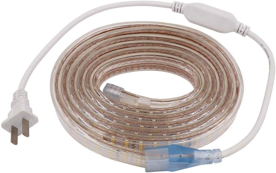 MMYYY Rope Lights Led Strip Light Ac 110V 2835 SMD 264Leds/M Under Cabinet Light Three Row Waterproof Flexible Led Strip Lamp Home Lighting Decor