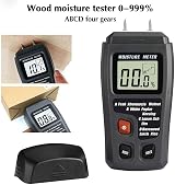 Fgbetcv Wood Moisture Meter LCD Display Tester for Logs Firewood Paper Cardboard view 4