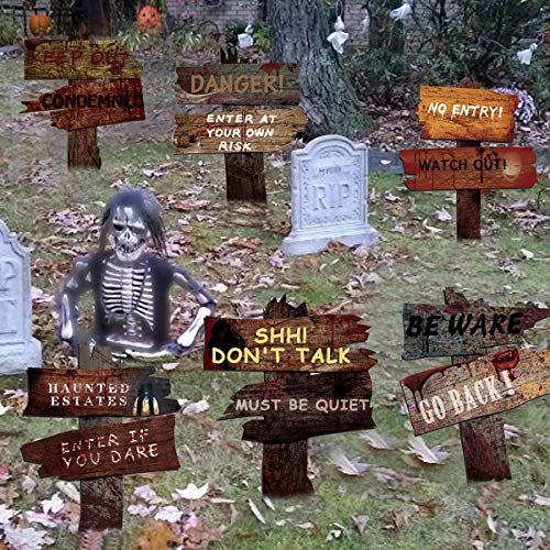 DQFAQYY Halloween Decorations Yard Signs Stakes 6Pcs 10\